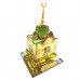 Gold Plated Crystal Mecca Clock Tower Small